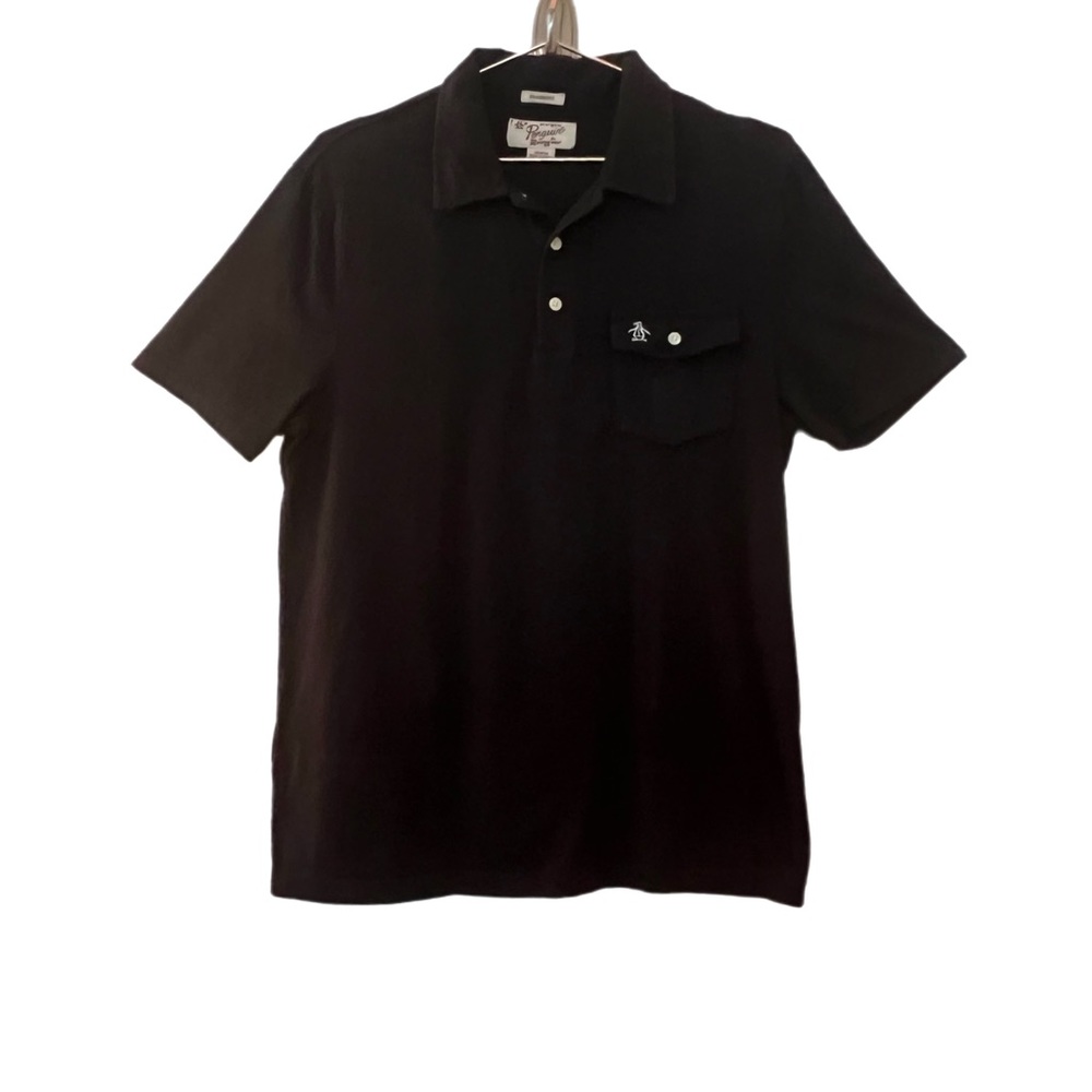 NWOT Original Penguin by Munsingwear Medium Navy Classic Fit Cotton Men’s Polo